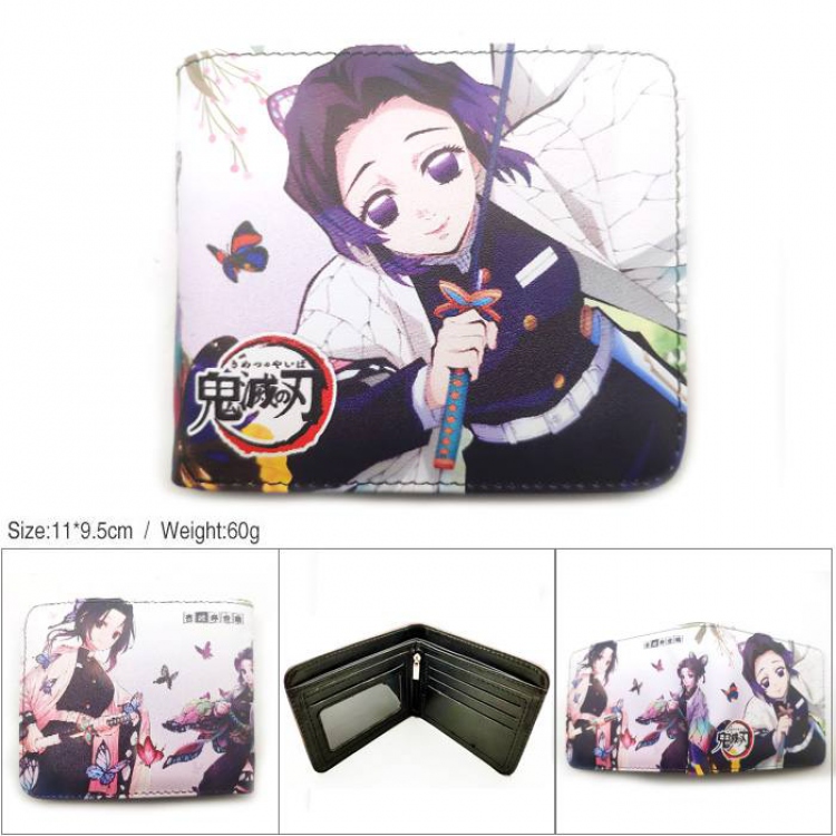 Demon Slayer Kimets Short color picture two fold wallet-HK-510