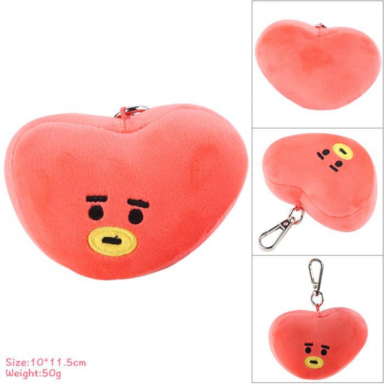 BTS Love Plush doll keychain pendant