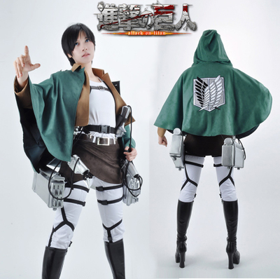 Attack on Titan Eren Jaeger The Recon Corps Uniform Outfits Cosplay Costume XXS XS S M L XL XXL XXXL 7 days prepare