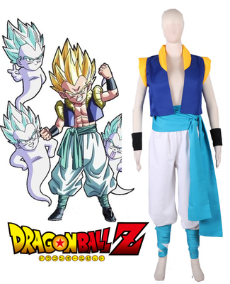 Dragonball Z Son Goten and Trunks Gotenks Fighting Uniform Anime Cosplay Costume XXS XS S M L XL XXL XXXL 7 days prepare