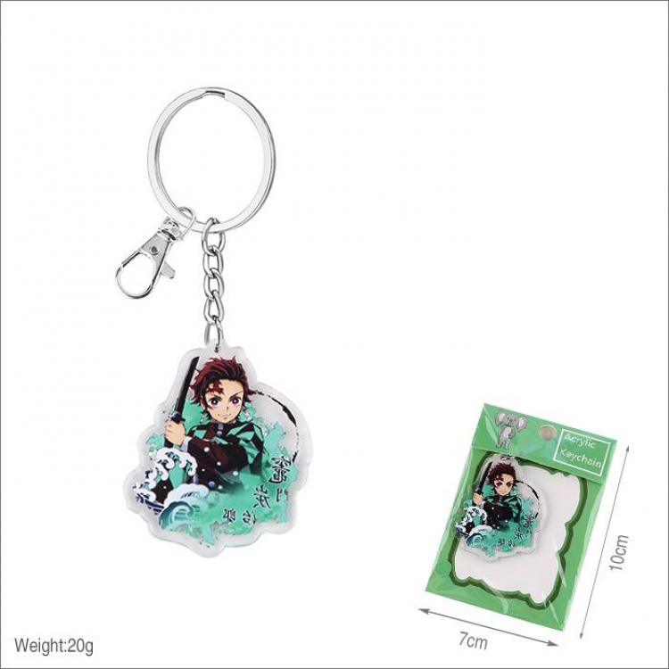 Demon Slayer Kimets Kamado Tanjirou Keychain pendant price for 5 pcs