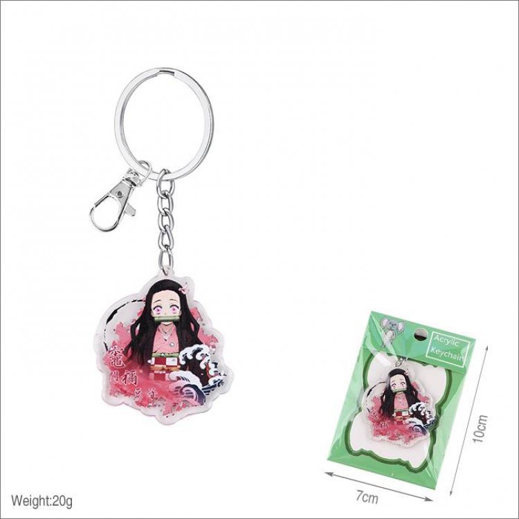 Demon Slayer Kimets Kamado Nezuko Keychain pendant price for 5 pcs