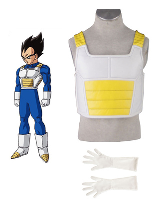 dragon ball z vegeta super saiyan fighting uniform vest and gloves anime Cosplay Costume XXS XS S M L XL XXL XXXL 7 days prepare