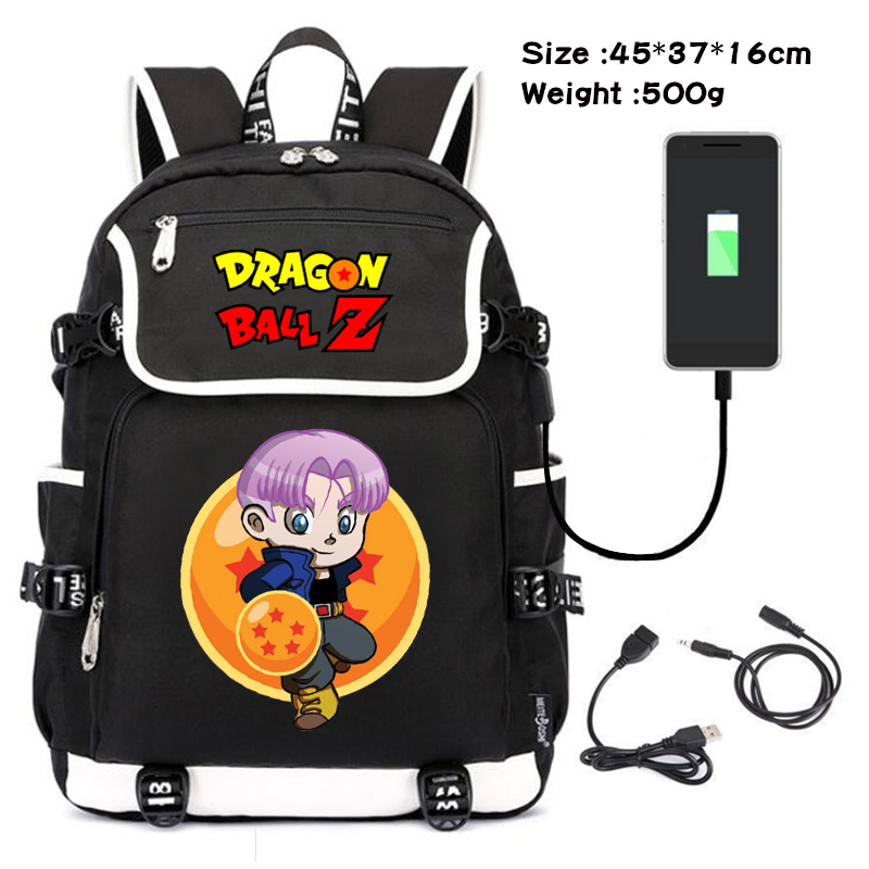 dragon ball usb school bag