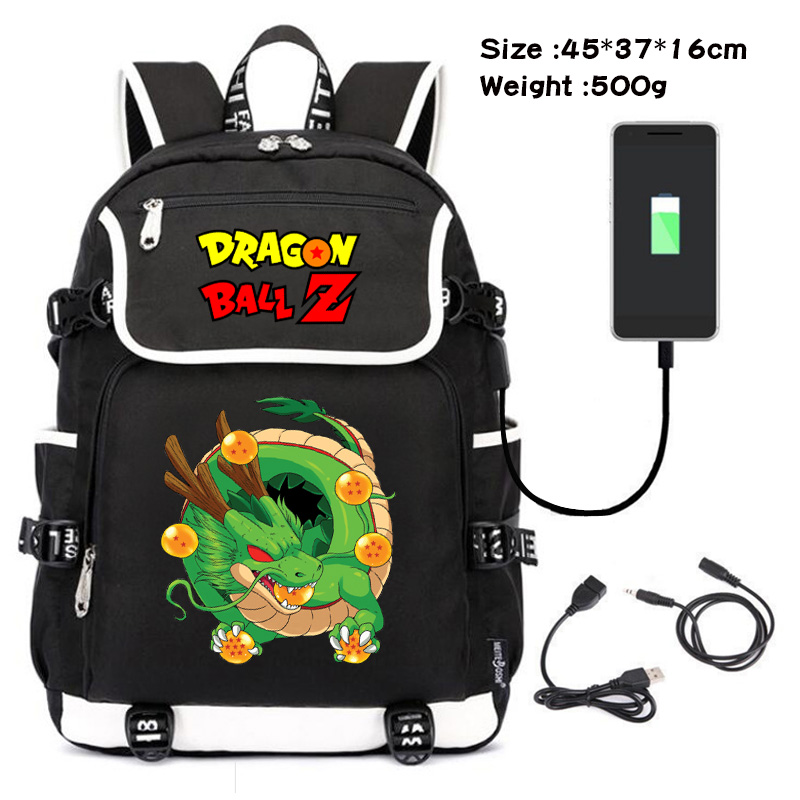 dragon ball usb school bag