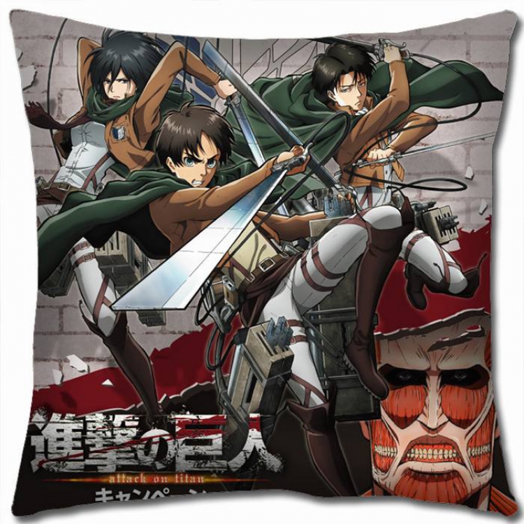 Attack on Titan Double-sided full color pillow cushion 45X45CM-J12-164