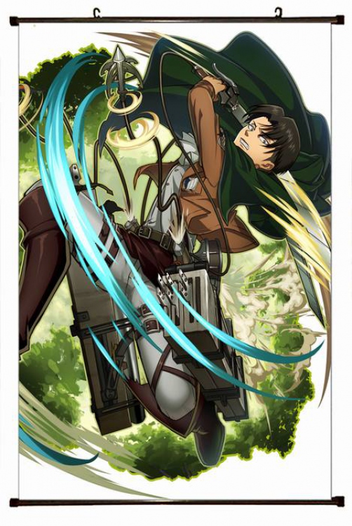 Attack on Titan Plastic pole cloth painting Wall Scroll 60X90CM preorder 3 days J12-179