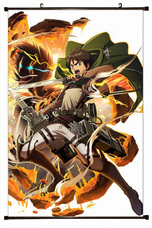 Attack on Titan Plastic pole cloth painting Wall Scroll 60X90CM preorder 3 days J12-170