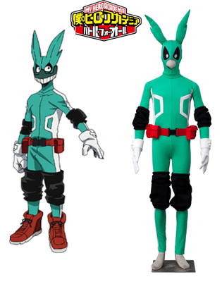 My Hero Academy Battle for All Midoriya Izuku Green Fighting Uniform Anime Cosplay Costume XXS XS S M L XL XXL XXXL 7 days prepare