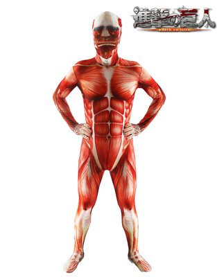 Attack on Titan Colossal Titan Jumpsuit Anime Cosplay Costume XXS XS S M L XL XXL XXXL 7 days prepare