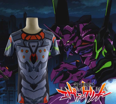 Neon Genesis Evangelion EVA-01 Test Type 3D Summer T-shirt Anime Cosplay Costume XXS XS S M L XL XXL XXXL 7 days prepare