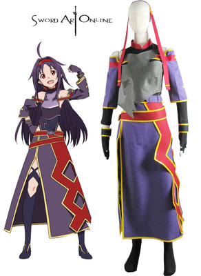 Sword Art Online Ⅱ Yuuki ALO Absolute Sword Kimono Anime Cosplay Costume XXS XS S M L XL XXL XXXL 7 days prepare