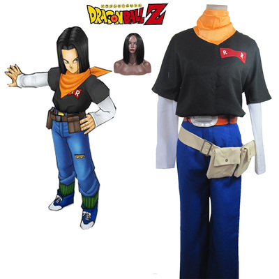 Dragonball Z Android No.17 Cosplay Costume XXS XS S M L XL XXL XXXL 7 days prepare