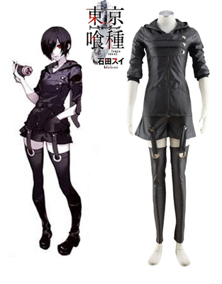 Tokyo Ghoul Touka Kirishima Ghouls Fighting Uniform Anime Cosplay Costume XXS XS S M L XL XXL XXXL 7 days prepare