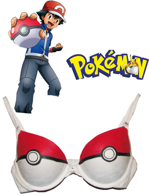 Pocket Monster Ash Ketchum Poke Ball Anime Underwear Cosplay Costume