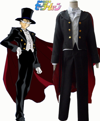 Sailor Moon Tuxedo Mask Mamoru Chiba Cosplay Costume XXS XS S M L XL XXL XXXL 7 days prepare