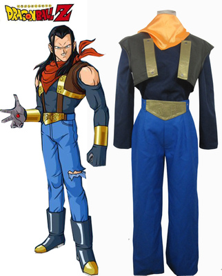 Dragonball Z Super Android No.17 Cosplay Costume XXS XS S M L XL XXL XXXL 7 days prepare