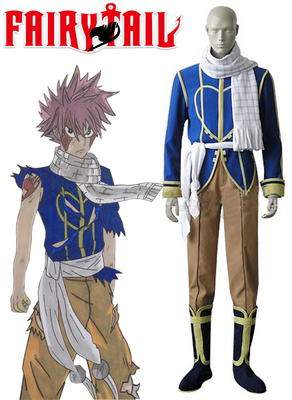 Fairy Tail Dragon Slayers Natsu Dragneel Celestial Spirit Cosplay XXS XS S M L XL XXL XXXL 7 days prepare 