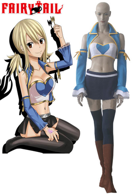 Fairy Tail Lucy Heartfilia After Seven Years Cosplay Costume XXS XS S M L XL XXL XXXL 7 days prepare 