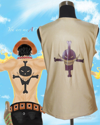 One piece Portgas·D· Ace Underwear Cosplay Costume XXS XS S M L XL XXL XXXL 7 days prepare 