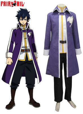 Fairy Tail Team Fairy Tail A Gray Fullbuster Cosplay Costume XXS XS S M L XL XXL XXXL 7 days prepare