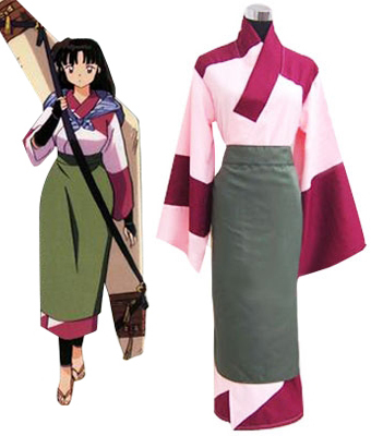 InuYasha Sango Kimono Cosplay Costume XXS XS S M L XL XXL XXXL 7 days prepare