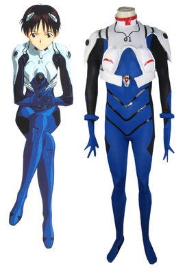 Neon Genesis Evangelion Ikari Shinji EVA-01 Test Type Meisters Uniform Cosplay Costume XXS XS S M L XL XXL XXXL 7 days prepare