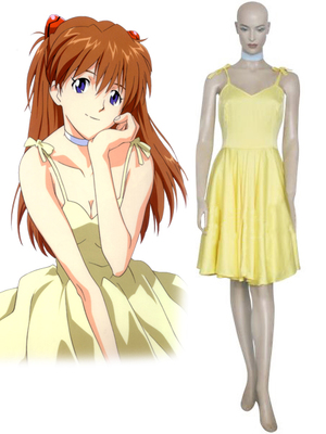 Neon Genesis Evangelion Soryu Asuka Langley Dress Cosplay Costume XXS XS S M L XL XXL XXXL 7 days prepare