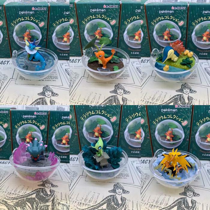 Pokemon a set of six Boxed Figure Decoration Model