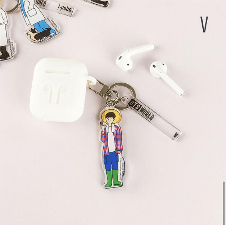 BTS Korean Celebrity V Acrylic keychain pendant 85CM 20G price for 5 pcs