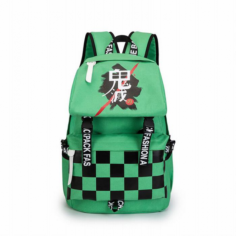 Demon Slayer Kimets Green backpack bag