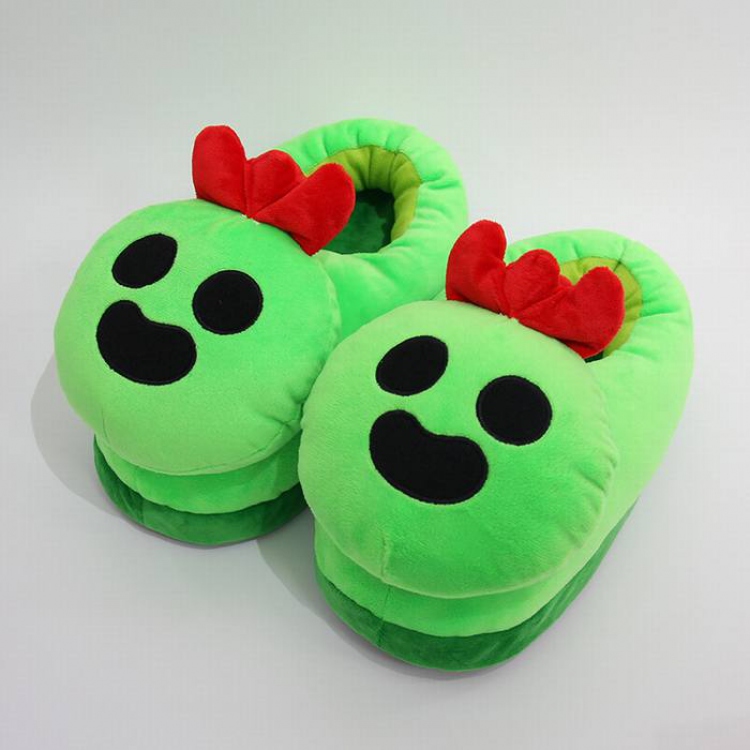 Brawl Stars Opuntia stricta All inclusive plush doll slippers 28CM 0.3KG