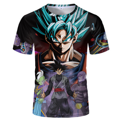 dragon ball anime 3d print tshirt 2xs to 4xl