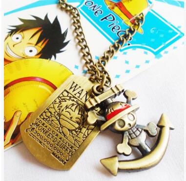 one piece anime necklace