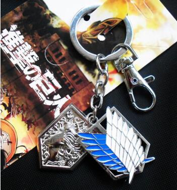 attack on titan anime keychain