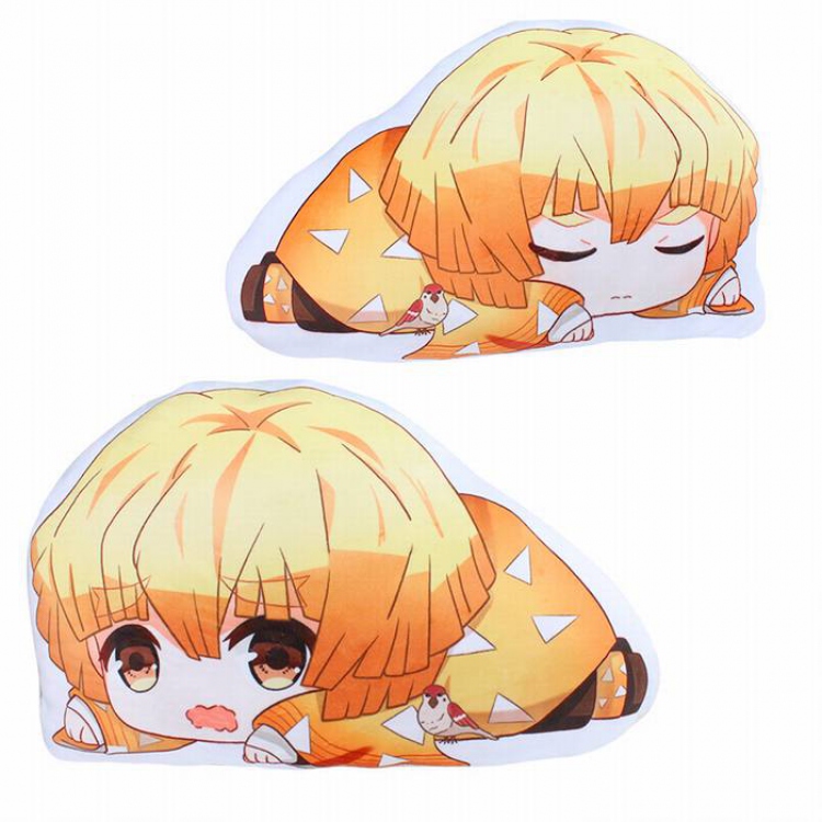 Demon Slayer Kimets Agatsuma Zenitsu Double-sided pillow 45X35X12CM