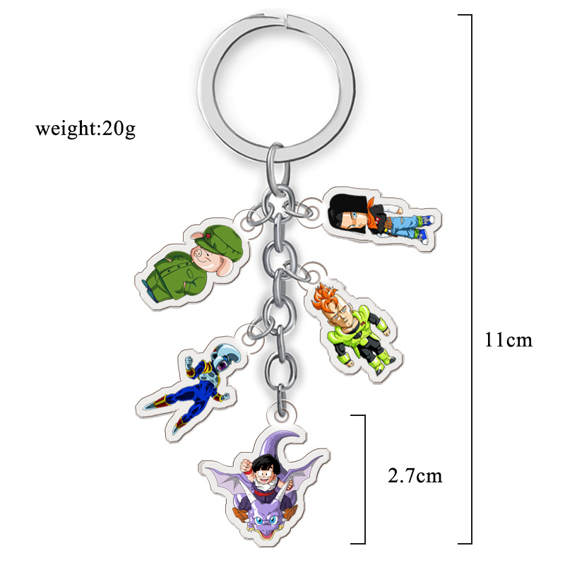 dragon ball anime double side acrylic keychain