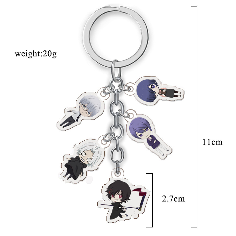 tokyo ghoul anime double side acrylic keychain