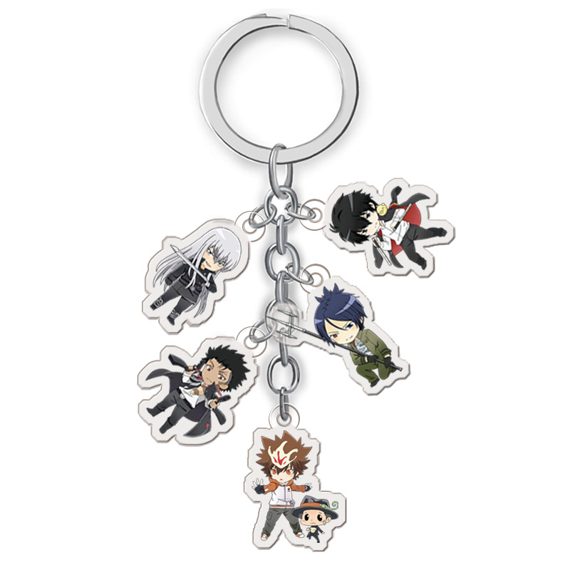 hitman reborn anime double side acrylic keychain