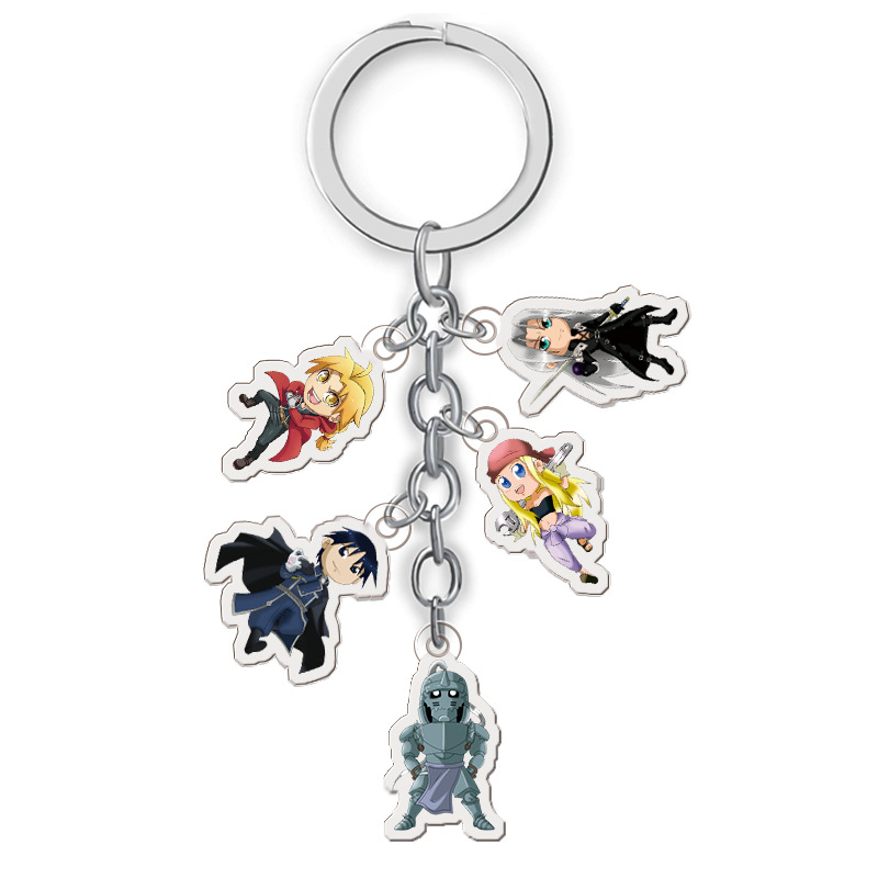 fullmetal alchemist anime double side acrylic keychain