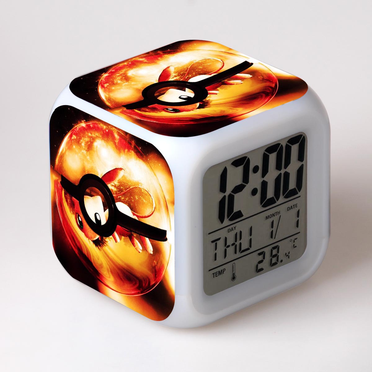 pokemon anime led clock