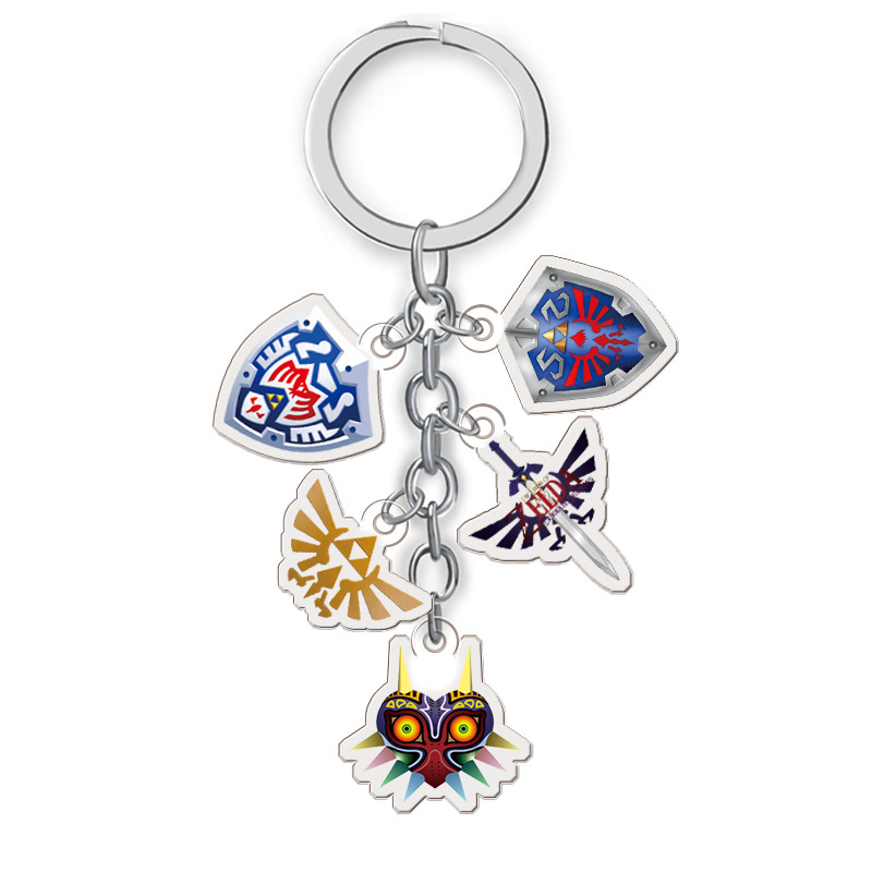 The legend of zelda anime double side acrylic keychain