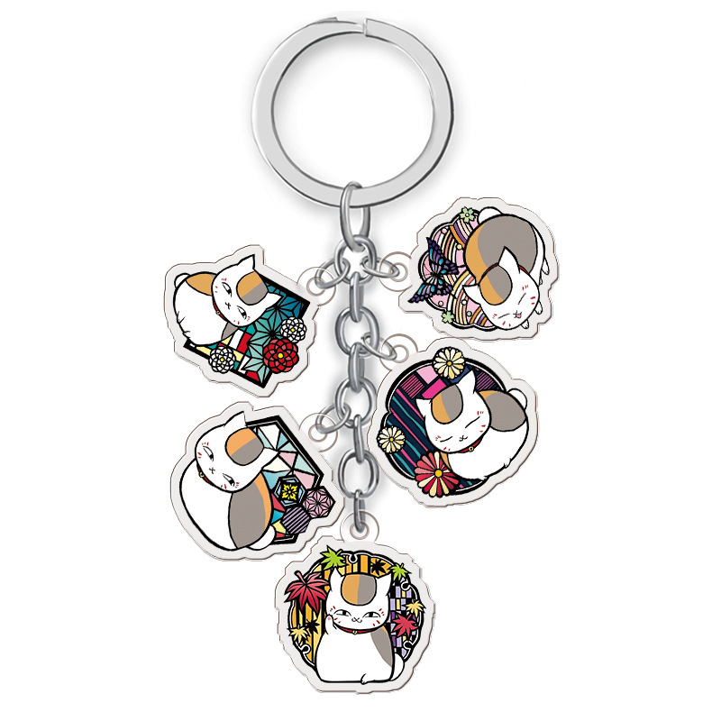 natsume yuujinchou anime double side acrylic keychain