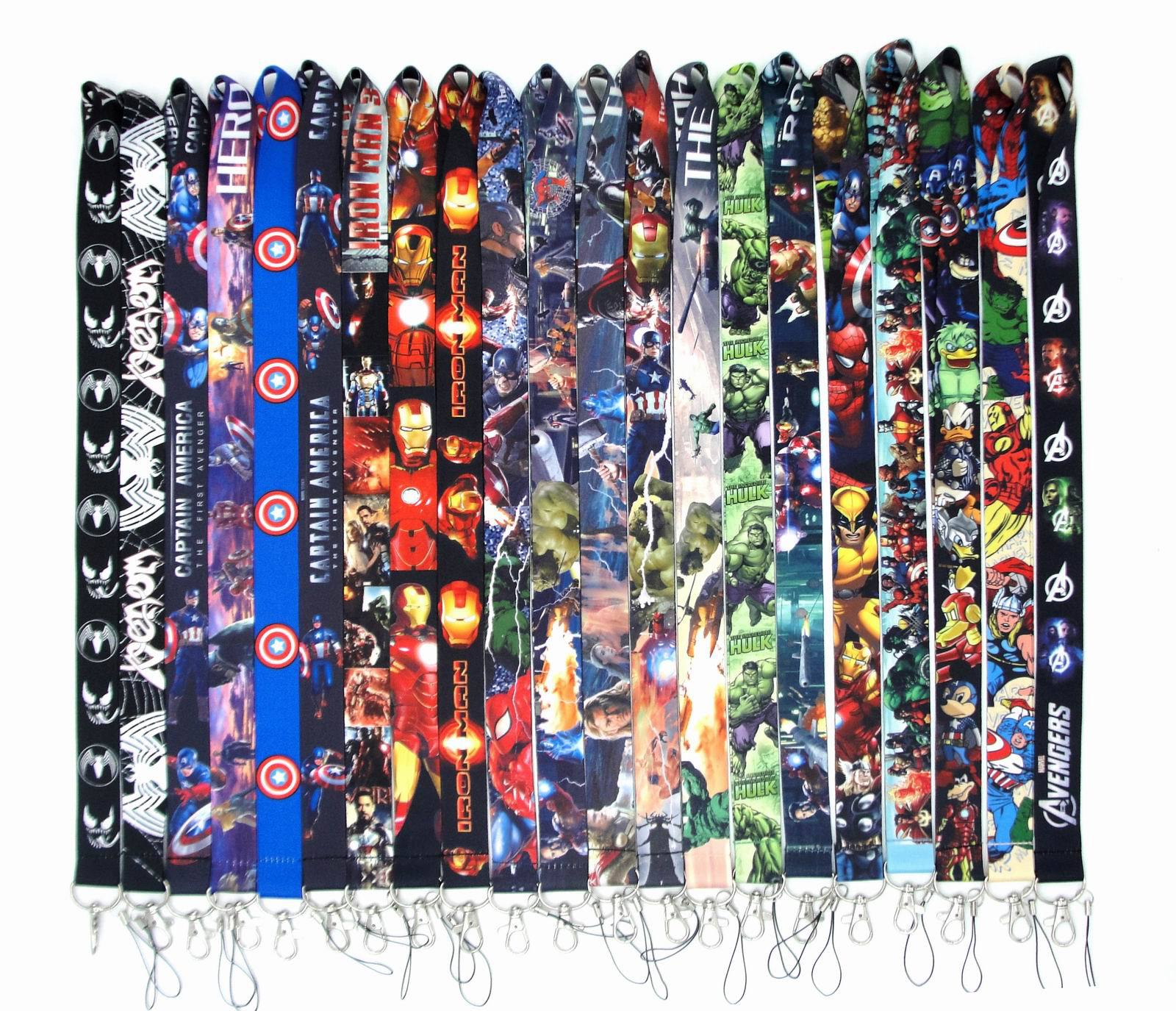 avenger Lanyard keychain price for 10 pcs 92cm random selection