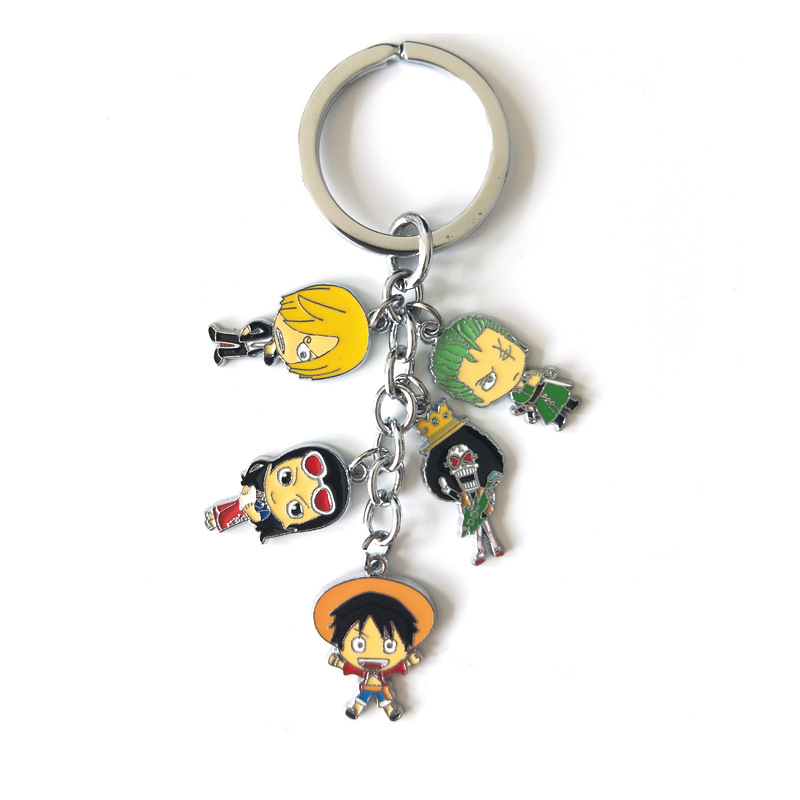 one piece anime keychain