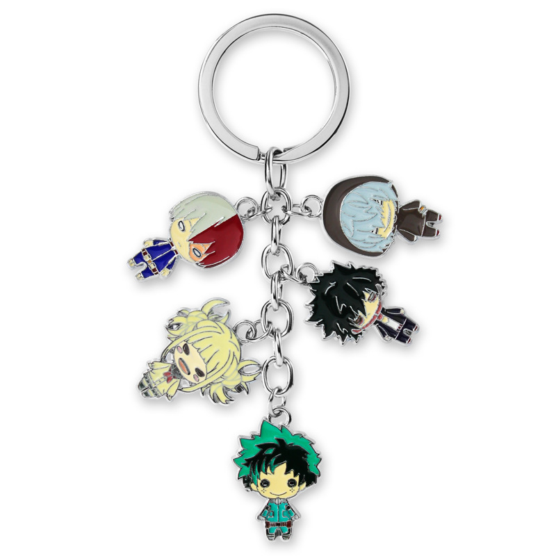 my hero academia anime keychain