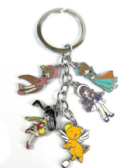 card captor sakura anime keychain