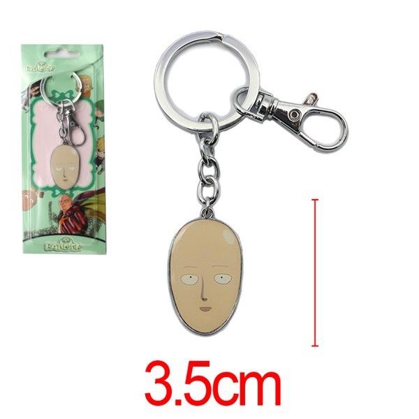 one punch man anime keychain