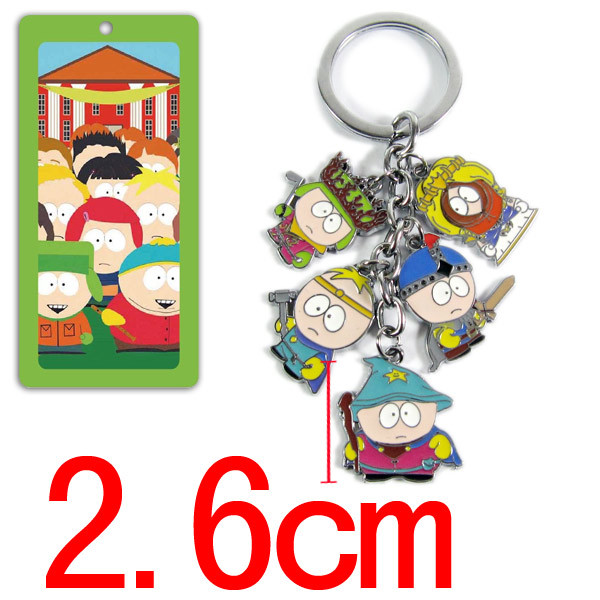 south park anime keychain