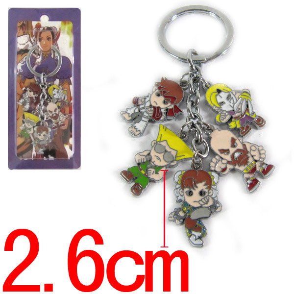 street fighter anime keychain